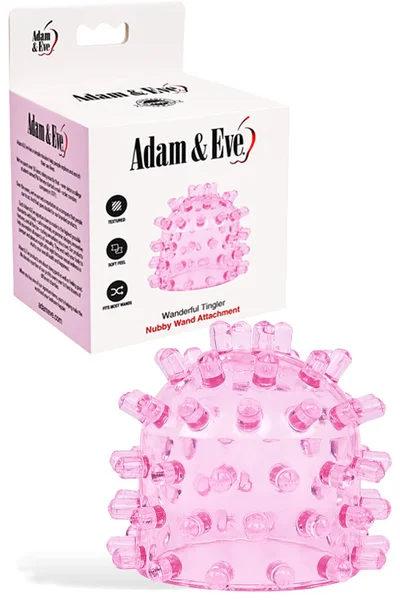 Adam and Eve Wanderful Tingler Nubby 3.25" Wand Attachment — image 5 of 12