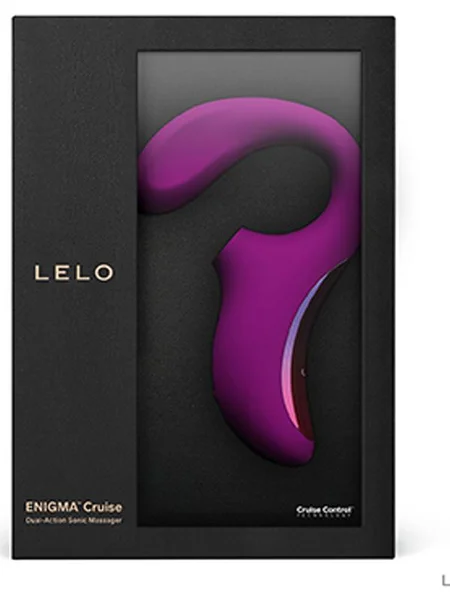 Lelo Enigma Cruise Dual Stimulator Powerful Intense Vibrations Sonic Massager - Deep Rose — image 6 of 8