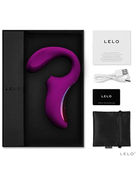 Lelo Enigma Cruise Dual Stimulator Powerful Intense Vibrations Sonic Massager - Deep Rose — image 7 of 8
