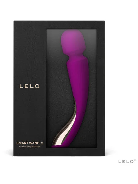 Lelo Smart Wand 2 Medium Luxurious Full Body Powerful Wand Massager Vibrator - Deep Rose — image 2 of 3