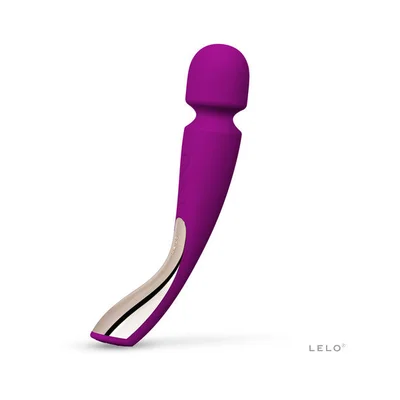 lelo smart wand 2 medium luxurious full body powerful wand massager vibrator deep rose