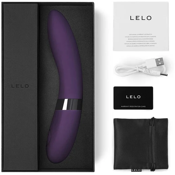 Lelo Elise 2 Powerful Vibrations Vibrator Personal Massager Stronger Stimulation - Plum — image 2 of 5