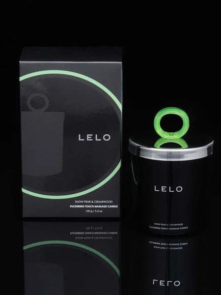 Lelo Massage Candle All Natural Soy Wax Luxurious Softening Long Lasting Oil - Snow Pear And Cedarwood — image 2 of 2