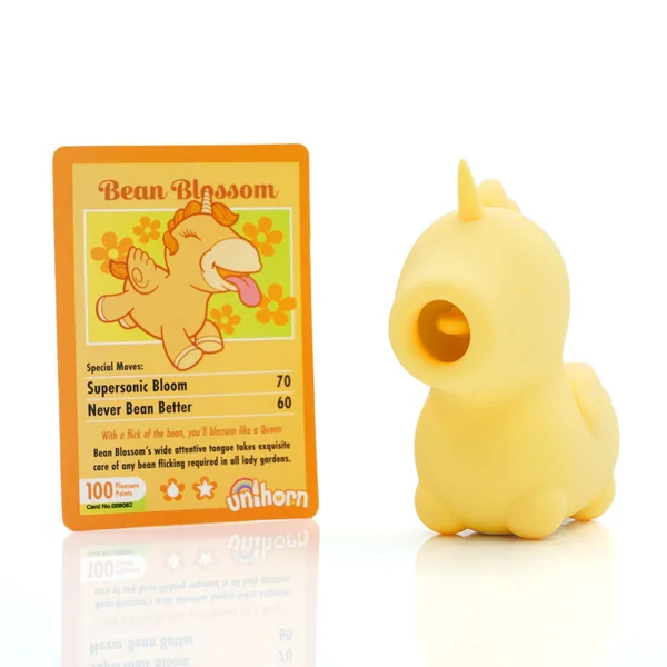 Unihorn - Bean Blossom - Yellow USB Rechargeable Flicking Stimulator — image 8 of 11
