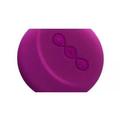 lelo insignia remote control massager sensemotion technology waterproof silicone deep rose