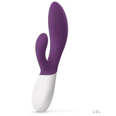 lelo ina wave 2 powerful vibrator wider range of intensities triple action massager plum
