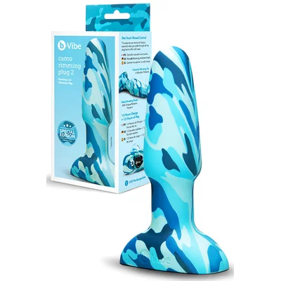 b vibe camo rimming vibrating 6 butt plug 2