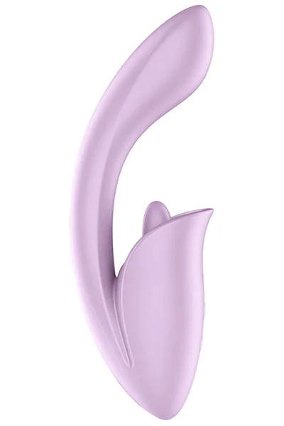 Satisfyer Tongue Expert 7" Flicking Tongue Rabbit Vibrator — image 2 of 5