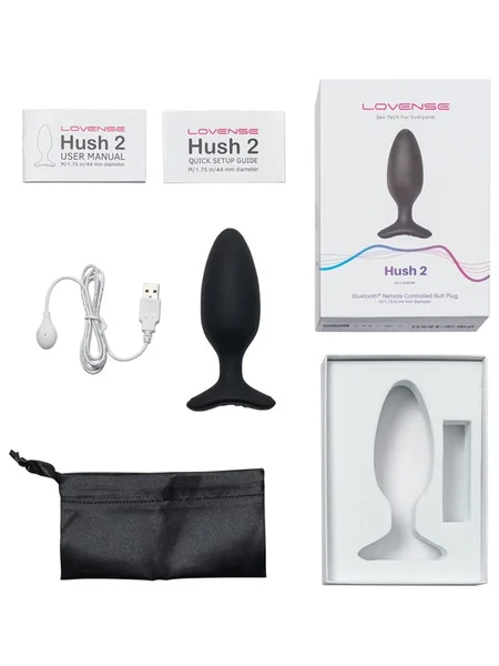 Hush 2 By Lovense Vibrating Butt Plug - 1.75 — image 4 of 5