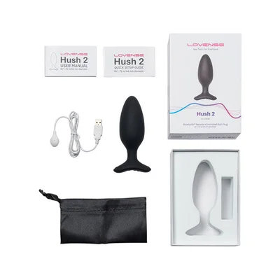 hush 2 by lovense vibrating butt plug 175