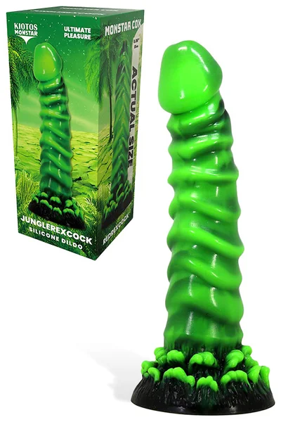 Monstar Cox JunglerexCock 9.1" Silicone Dildo — image 7 of 18