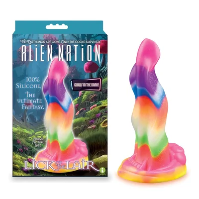 alien nation lick of the lair glow in dark rainbow 178 cm fantasy dong