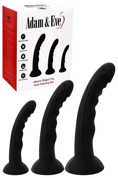 Adam and Eve Adams Ridged Trio 3 Piece Anal Training Kit — image 5 of 12