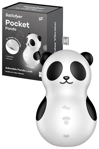 Satisfyer Pocket Panda 3.4" Air Pulse Clitoral Stimulator — image 5 of 8