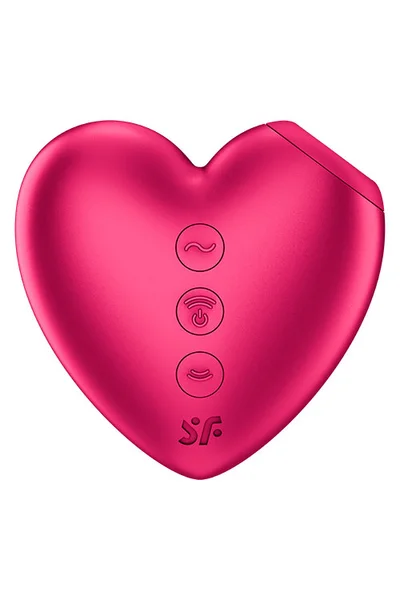 Satisfyer Cutie Heart 3.1" Battery Operated Air Pulse Clitoral Stimulator With Vibration — image 5 of 6