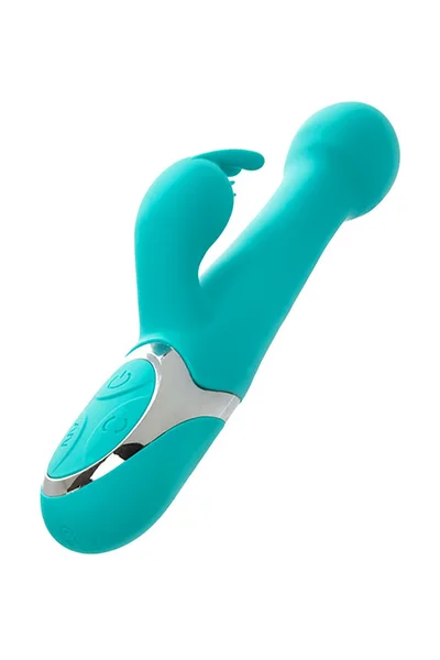Calexotics Oscillate 9.75" Thrusting Rotating Rabbit Vibrator with Fluttering Clitoral Teaser — image 3 of 10