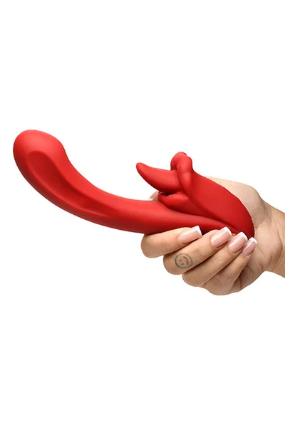 Lickgasm Lusty Licker 7.7" Licking Silicone Rabbit Vibrator — image 5 of 5