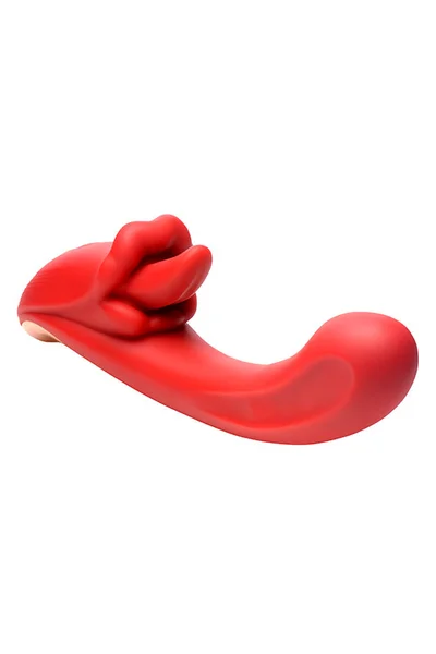 Lickgasm Lusty Licker 7.7" Licking Silicone Rabbit Vibrator — image 2 of 5