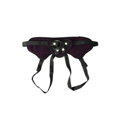 sportsheets velvet strap on harness
