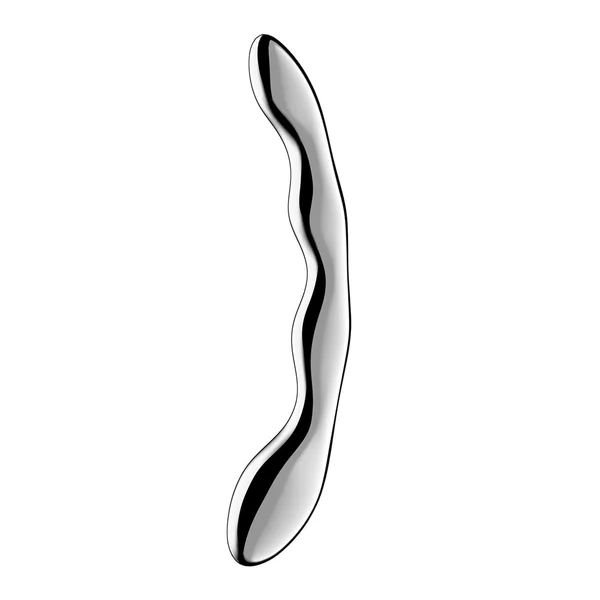 Satisfyer Cosmic Crest 2 - Chrome Steel 20.5 cm Dildo — image 5 of 9