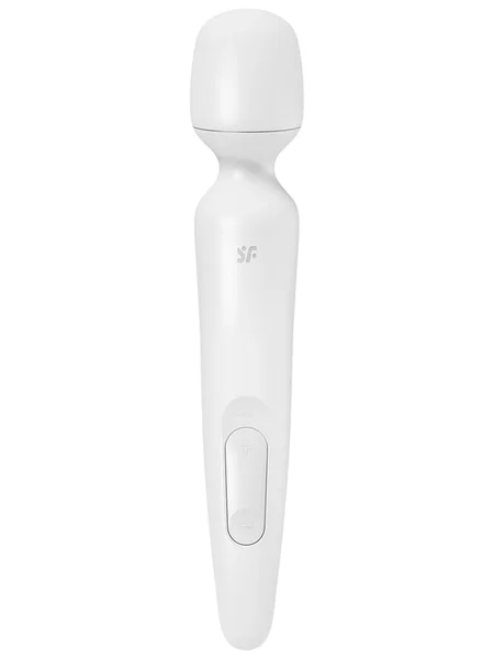 Satisfyer Wand-erland - White - White/Rose Gold USB Rechargeable Massage Wand — image 8 of 10