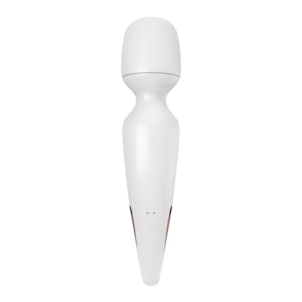 Satisfyer Wand-erland - White - White/Rose Gold USB Rechargeable Massage Wand — image 6 of 10