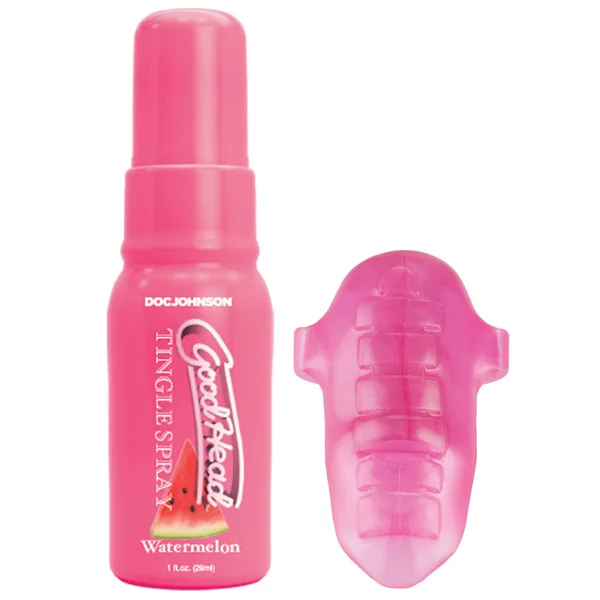 GoodHead Pussy Pleasure Party Kit - Watermelon GoodHead Tingle Spray and Vibrating Tongue Ring — image 2 of 6