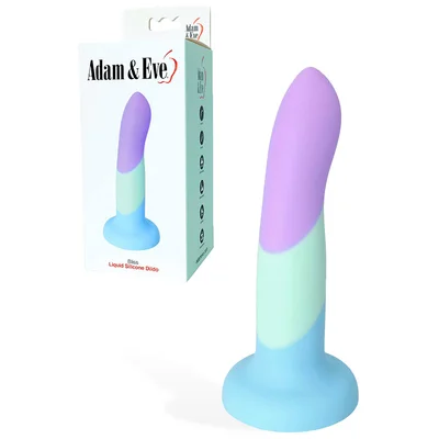 adam and eve bliss 65 ombre liquid silicone dildo