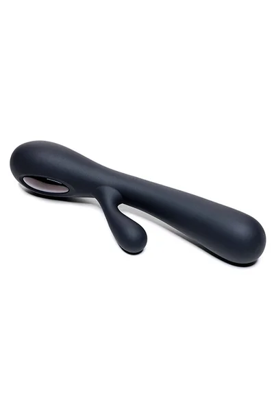 Adam and Eve Luxe Noir Lapine 6.75" Rabbit Vibrator — image 11 of 12