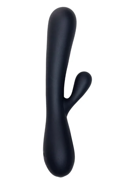 Adam and Eve Luxe Noir Lapine 6.75" Rabbit Vibrator — image 10 of 12