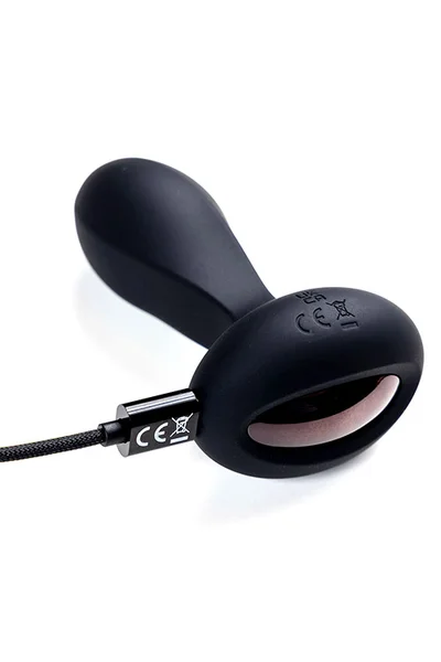 Adam and Eve Luxe Noir 4.1" Prise Plush Vibrating Anal Plug — image 5 of 15