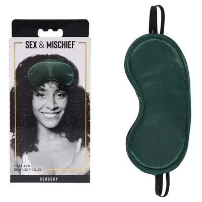 sex mischief indica blindfold green eye mask
