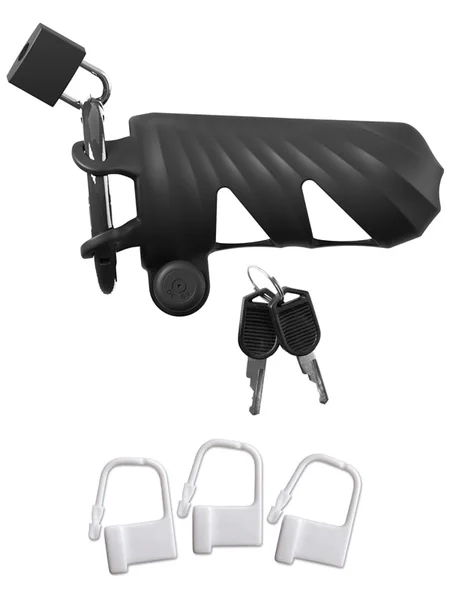 Fantasy C-Ringz Remote-Controlled Vibrating Cock Blocker - Black Vibrating Cock Cage — image 8 of 8