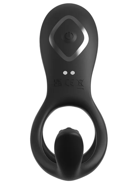 Fantasy C-Ringz Ultimate Couples Cage Max - Black USB Rechargeable Vibrating Cock Ring Cage — image 9 of 10