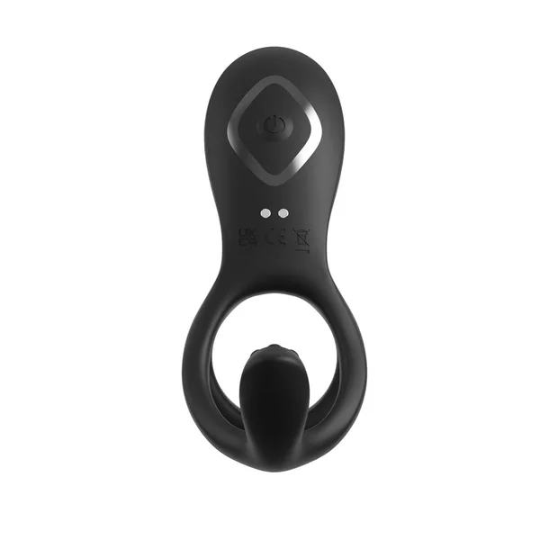 Fantasy C-Ringz Ultimate Couples Cage Max - Black USB Rechargeable Vibrating Cock Ring Cage — image 5 of 10
