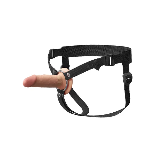 Fantasy X-Tensions Elite 5'' Silicone Hollow Strap-On - Flesh - Flesh 14 cm Hollow Strap-On — image 5 of 12