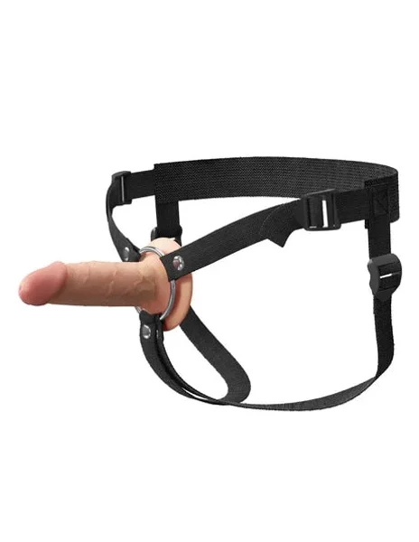 Fantasy X-Tensions Elite 5'' Silicone Hollow Strap-On - Flesh - Flesh 14 cm Hollow Strap-On — image 11 of 12
