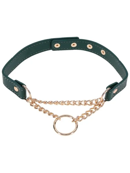 Sex & Mischief Indica Day Collar - Green/Gold Collar — image 12 of 12