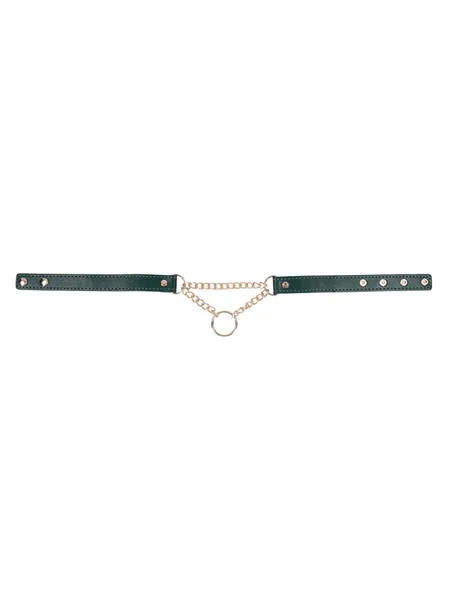 Sex & Mischief Indica Day Collar - Green/Gold Collar — image 11 of 12