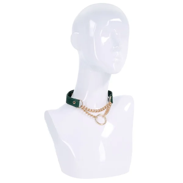 Sex & Mischief Indica Day Collar - Green/Gold Collar — image 3 of 12