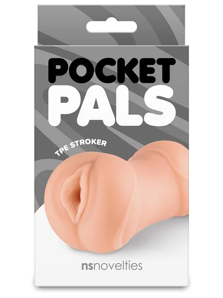 Pocket Pals Vagina Stroker - Tan - Tan Vagina Stroker — image 7 of 7