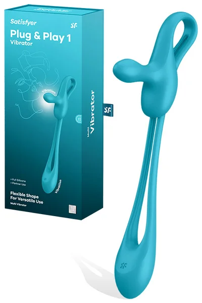 Satisfyer Plug And Play 1 Versatile 17" Couples Vibrator — image 13 of 18