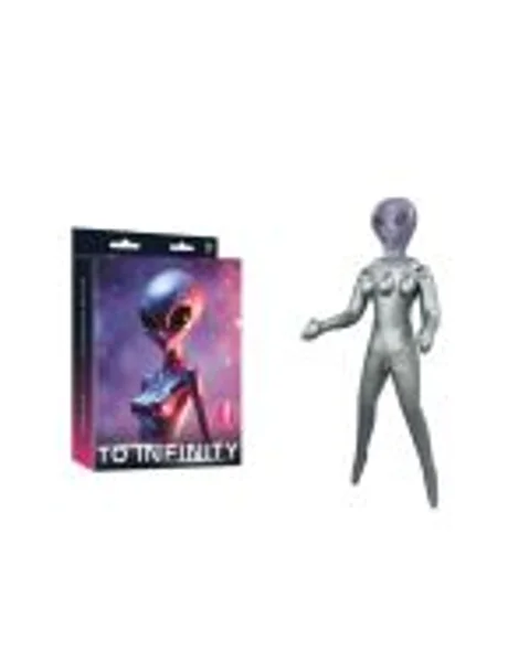 To Infinity - Silver Inflatable Alien Love Doll — image 2 of 3