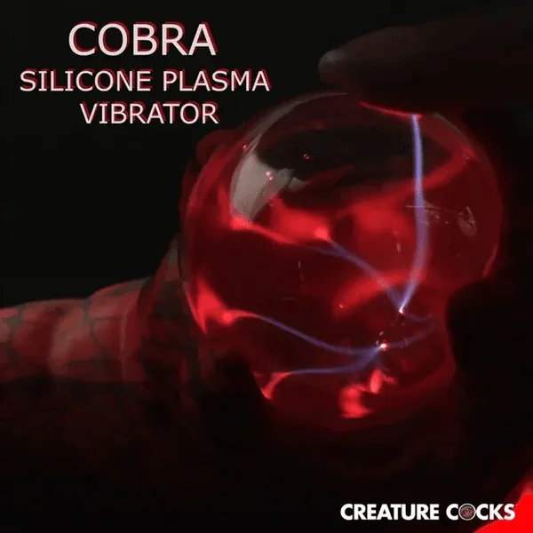 Creature Cocks Cobra - Red 18.5 cm USB Rechargeable Fantasy Vibrator with Plasma Ball — image 2 of 11