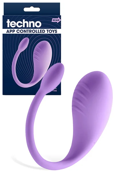 nsnovelties Techno Rave 7.9" App Controlled Vibrating Egg — image 3 of 4