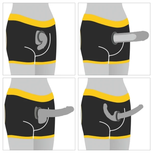 Ingen - Unisex Horny Strap-On Shorts — image 7 of 7