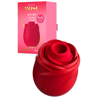 womanizer rose clitoral stimulator with pleasure air technology