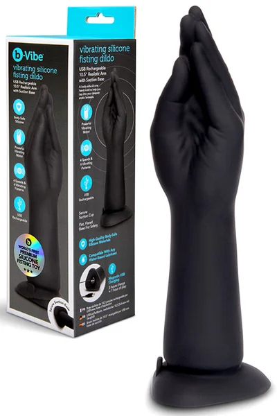 B-Vibe Vibrating Silicone Fisting 10.5" Dildo — image 7 of 12