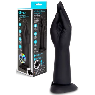 b vibe vibrating silicone fisting 105 dildo