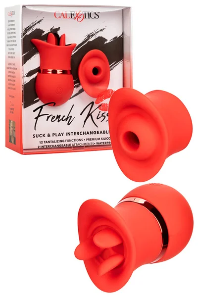 Calexotics French Kiss Suck & Play 3.25" Interchangeable Clitoral Stimulator Set — image 13 of 18